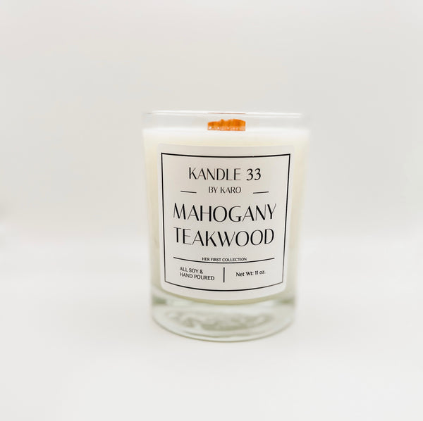 Mahogany Teakwood 11 oz. – Kandle33